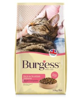 Burgess Cat Adult Rijk aan Zalm 10KG