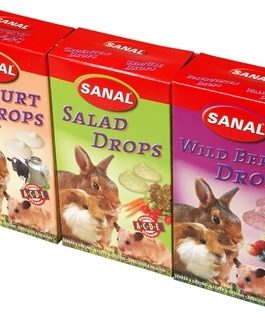 Sanal knaagdier 3-pack drops yogurt/salad/wild berry