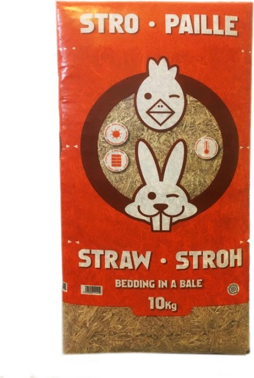 Stro 10 KG - strobaal - 100% natuurlijk - voorgesneden porties
