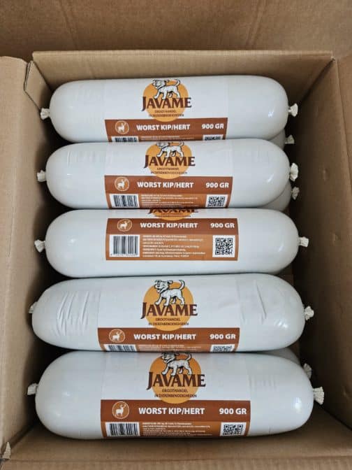 GESTOOMD VERS VLEES WORST HERT GRAAN EN GLUTENVRIJ 900 GR - Afbeelding 2