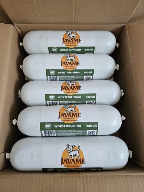 GESTOOMD VERS VLEES WORST RUND TARWE EN GLUTENVRIJ 900 GR - Afbeelding 2